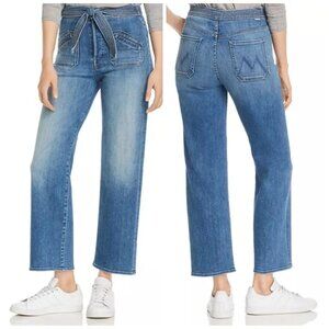 Mother Denim Tie Patch Rambler Jean Hop on Hop off Size 28